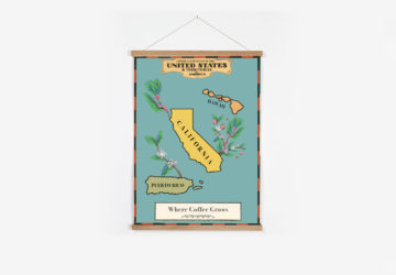 coffee usa map t