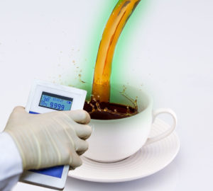 dosimeter green radiation coffee