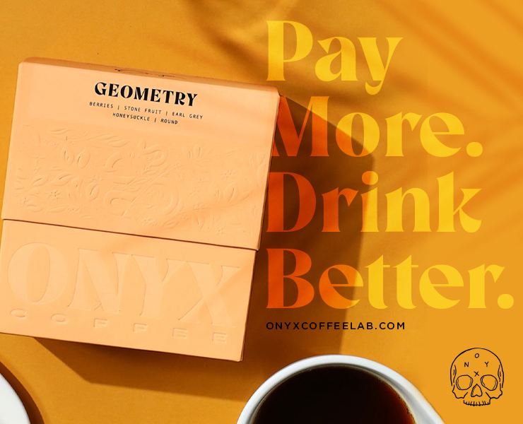 banner advertising onyx coffee lab geometry blend