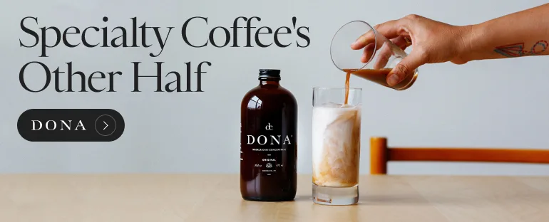 banner advertising dona specialty coffee's other half