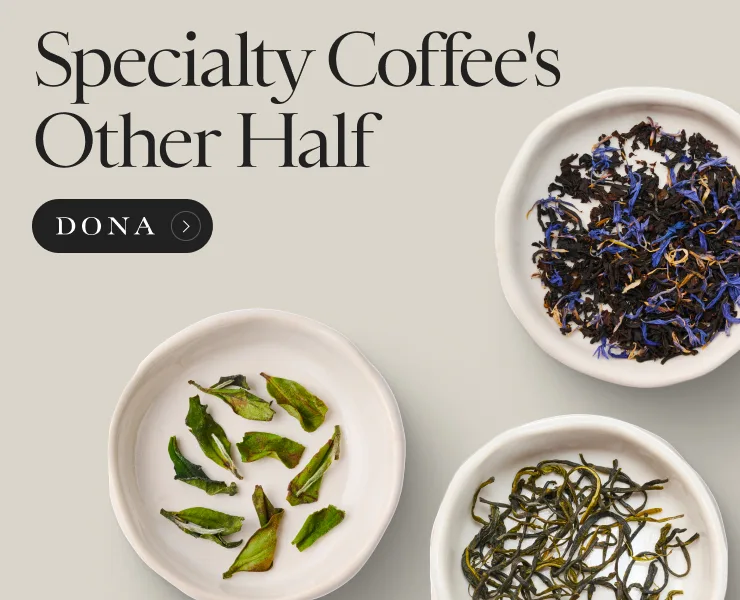 banner advertising dona specialty coffees other half